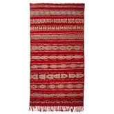 5'5" x 11'1" Moroccan Zemour Kilim