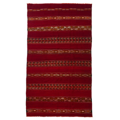 5'3" x 9'3" Moroccan Zemour Kilim