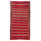 5'5" x 10'7" Moroccan Zemour Kilim