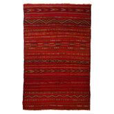 5'1" x 8'5" Moroccan Zemour Kilim