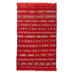 5'5" x 9'10" Moroccan Zemour Kilim