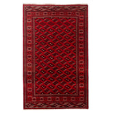 7'3" x 11'7" Fine Yamoodi Bokhara