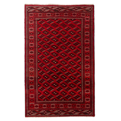 7'3" x 11'7" Fine Yamoodi Bokhara