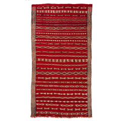 4'11" x 9'4" Moroccan Zemour Kilim