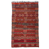 5' x 8'3" Moroccan Zemour Kilim