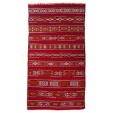 5'5" x 10'6" Moroccan Zemour Kilim
