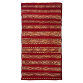 4'11" x 9'7" Moroccan Zemour Kilim