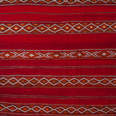 5'7" x 9'4" Moroccan Zemour Kilim