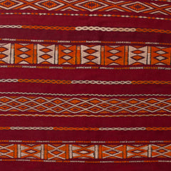 6'1" x 10'2" Moroccan Zemour Kilim