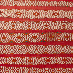 4'11" x 10' Moroccan Zemour Kilim