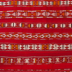 5'5" x 9'10" Moroccan Zemour Kilim