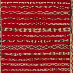 4'11" x 9'4" Moroccan Zemour Kilim