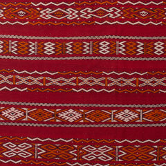 5'5" x 10'6" Moroccan Zemour Kilim
