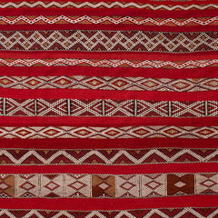 6'1" x 9'11" Moroccan Zemour Kilim