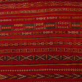 5'1" x 8'5" Moroccan Zemour Kilim