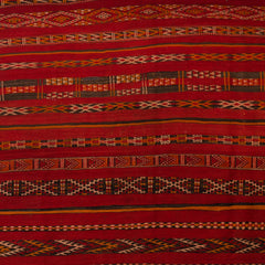 5'1" x 8'5" Moroccan Zemour Kilim