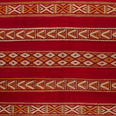 5' x 10'9" Moroccan Zemour Kilim