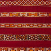 5'11" x 9'7" Moroccan Zemour Kilim