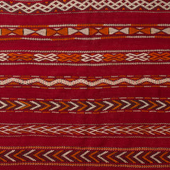 5'7" x 9'4" Moroccan Zemour Kilim