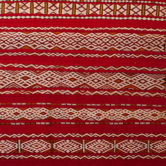 5'5" x 11'1" Moroccan Zemour Kilim