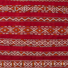 5'3" x 7'7" Moroccan Zemour Kilim
