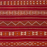 5'1" x 9'3" Moroccan Zemour Kilim