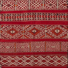 4'8" x 8'10" Moroccan Zemour Kilim