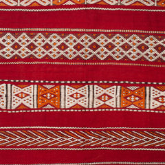 5'7" x 9'5" Moroccan Zemour Kilim