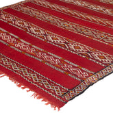 5'7" x 9'1" Moroccan Zemour Kilim