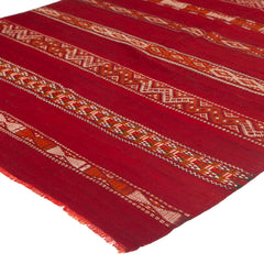5'8" x 9'1" Moroccan Zemour Kilim