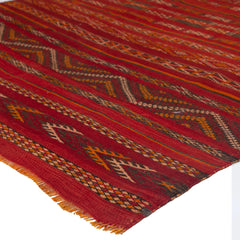 5'1" x 8'5" Moroccan Zemour Kilim