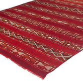 5'6" x 10'2" Moroccan Zemour Kilim