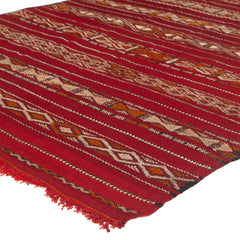 5' x 9'5" Moroccan Zemour Kilim