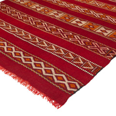 5' x 10'9" Moroccan Zemour Kilim