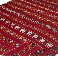 5'7" x 9'4" Moroccan Zemour Kilim
