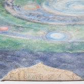 9'7" x 12'9" Vintage Experimental Over Dye