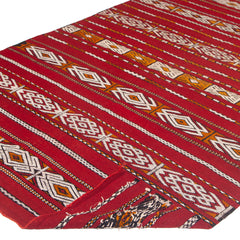 5'1" x 10'8" Moroccan Zemour Kilim
