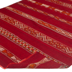 5'8" x 9'1" Moroccan Zemour Kilim