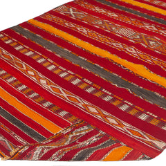 5'2" x 9'4" Moroccan Zemour Kilim