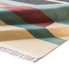 Cotton Dhurrie (3.4 x 6.1)ft