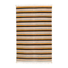 Cotton Dhurrie (3.7 x 6)ft