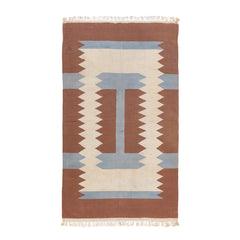 Cotton Dhurrie (3.4 x 5.8)ft