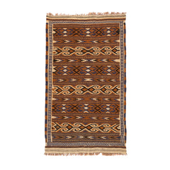 Turkmen Kilim (3.4 x 5.8)ft