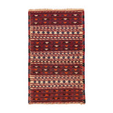 Turkmen Kilim (3.8 x 6.2)ft