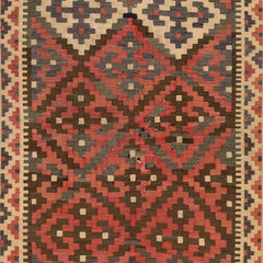 Ardebil Kilim (3.8 x 9.3)ft
