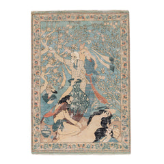 Pictorial Rug (3.4 x 4.7)ft