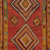 Ardebil Kilim (3.8 x 11.4)ft