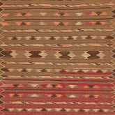 Turkmen Kilim (3.7 x 5.9)ft