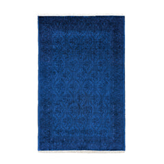 Overdyed Kerman Rug(6 x 9.3)ft
