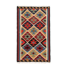 Ardebil Kilim (3.3 x 5.2)ft